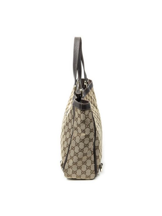 Gucci Pre-Owned 2000-2015 GG Canvas Abbey D Ring Tote Bag  Gucci Large Abbey D Ring Tote Beige GG Canvas